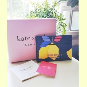 🍋kate spade ♠️ Cameron Lemon Zest Cardholder